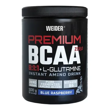 PREMIUM BCAA 8:1:1 + L-GLUTAMINE Blue Raspberry - 500G