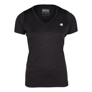 ELMIRA V-NECK T-SHIRT Black - M