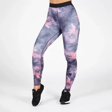 COLBY LEGGINGS Gray/Pink - L