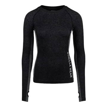 SELAH SEAMLESS LONG SLEEVE Black - L/XL