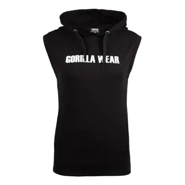 VIRGINIA SLEEVELESS HOODIE Black - XL