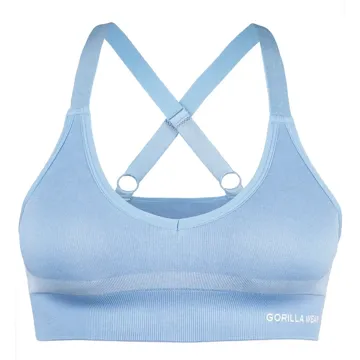 SELAH SEAMLESS SPORTS BRA Light Blue - L/XL