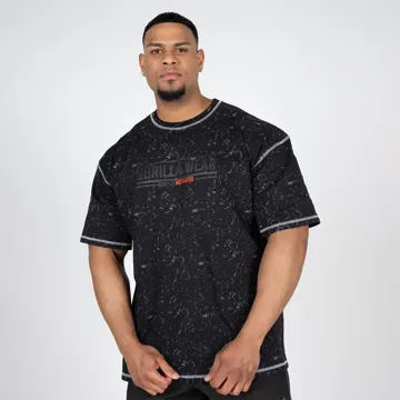 SAGINAW OVERSIZED T-SHIRT Washed Black - M