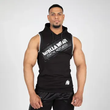 LORETTO HOODED TANK TOP Black - XXL