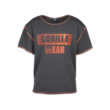 WALLACE WORKOUT TOP Gray/Orange - L/XL