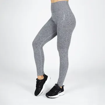 QUINCY SEAMLESS LEGGINGS Gray Melange - M/L