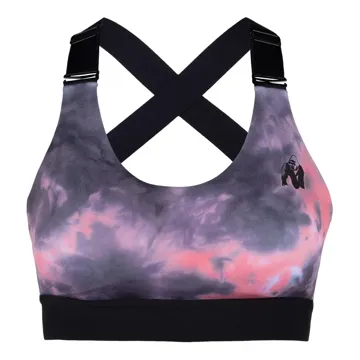 COLBY SPORTS BRA Gray/Pink - XL