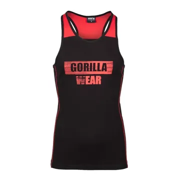 WALLACE TANK TOP Black/Red - XL
