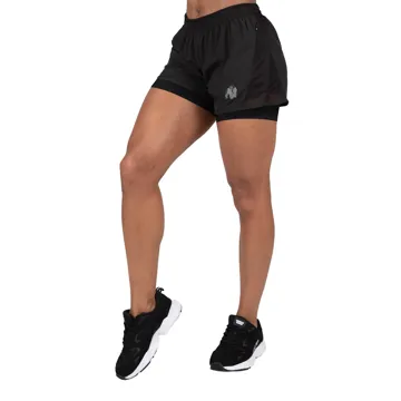 PORTLAND 2-IN-1 SHORTS Black - XL