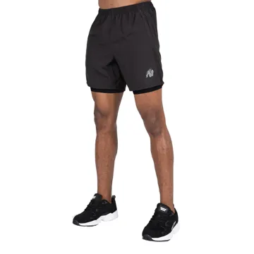 MODESTO 2-IN-1 SHORTS Black - XXL