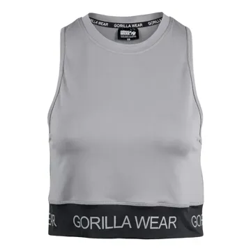 COLBY CROPPED TANK TOP Gray - L
