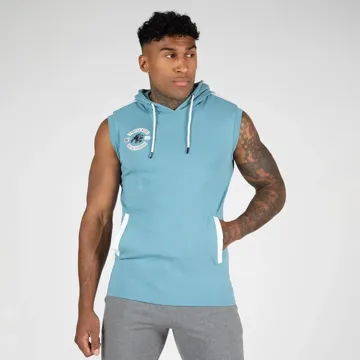 OSWEGO S/L HOODED T-SHIRT Blue - XXL
