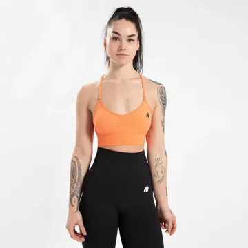 OLIVIA SEAMLESS SPORTS BRA Peach - M/L