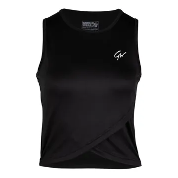 ESTELLE TWISTED CROP TOP Black - XS