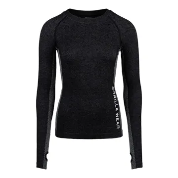 SELAH SEAMLESS LONG SLEEVE Black - XS/S
