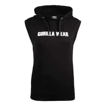VIRGINIA SLEEVELESS HOODIE Black - XS