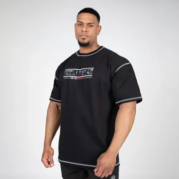 SAGINAW OVERSIZED T-SHIRT Black - S