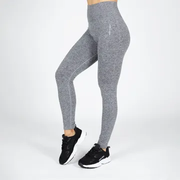 QUINCY SEAMLESS LEGGINGS Gray Melange - XS/S