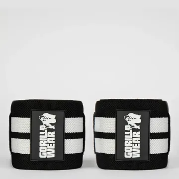 ELBOW WRAPS 180CM Black/White - TAILLE UNIQUE