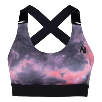COLBY SPORTS BRA Gray/Pink - XS