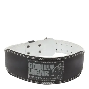 4 INCH PADDED LEATHER BELT Black - S/M