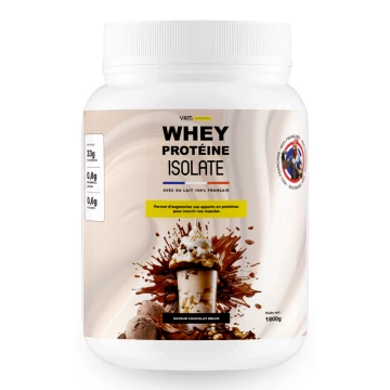 WHEY PROTÉINE ISOLATE Chocolat Belge - 900G
