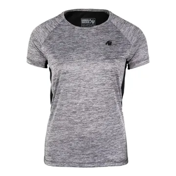 MONETTA PERFORMANCE T-SHIRT Gray Melange/Black - XS