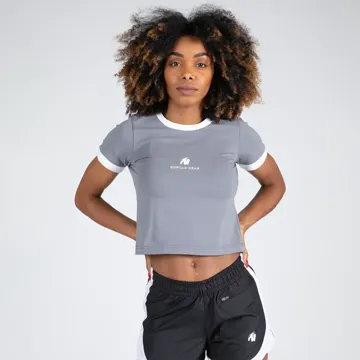 NEW ORLEANS CROPPED T-SHIRT Gray - XS