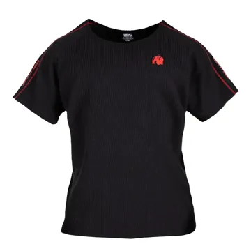 T-SHIRT BUFFALO OLD SCHOOL WORKOUT Black/Red - S/M