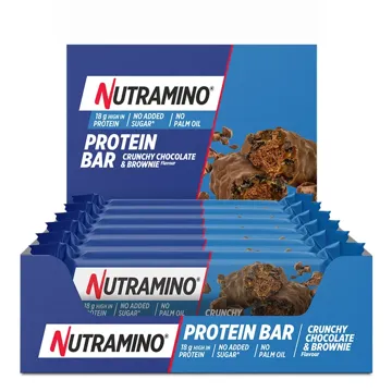 NUTRAMINO PROTEIN BAR Chocolate Brownie - BOITE DE 12