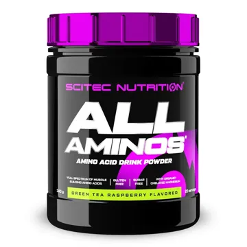 ALL AMINOS Green Tea Raspberry - 340G